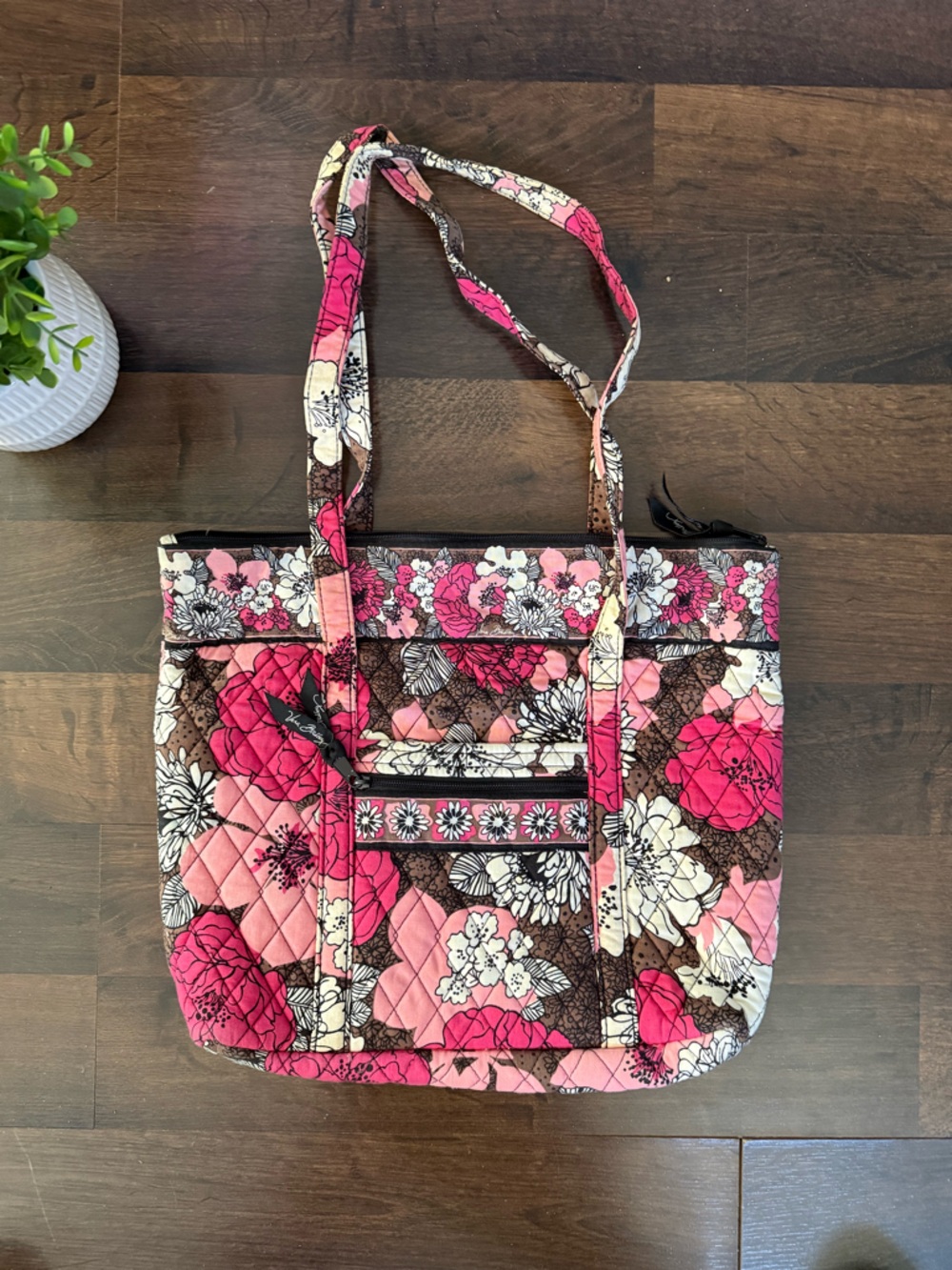 Vera Bradley Vintage Quilted Tote